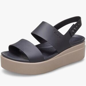 Crocs Women's Brooklyn Low Wedge Sandals. NWOTs Sz 10